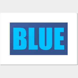 Blue Posters and Art